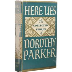 Dorothy Parker Inscribed: Here Lies