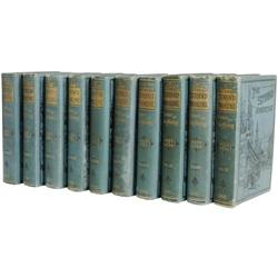 Ten Bound Volumes of The Strand Magazine