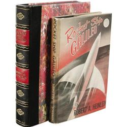 Robert Heinlein Signed Rocket Ship Galileo