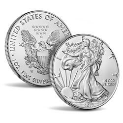 2017 American Silver Eagle .999 Fine Silver Dollar Coin