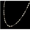 Image 3 : 14KT Yellow Gold 2.96 ctw Diamond Necklace