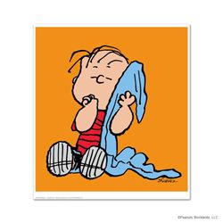 Peanuts, "Linus: Orange" Hand Numbered Limited Edition Fine Art Print with Certi