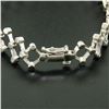 Image 9 : 14kt White Gold 0.90 ctw Diamond Open Trellis Bracelet