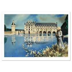 Robert Vernet Bonfort, "Yellow Flowers" Limited Edition Lithograph, Numbered and