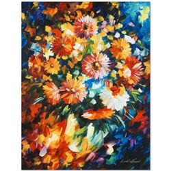 Leonid Afremov (1955-2019) "Magic Bouquet" Limited Edition Giclee on Canvas, Num