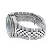 Image 9 : Rolex Mens SS Blue Vignette Diamond & Ruby Channel Set Diamond Datejust