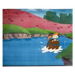 Original Production Cel from the Animated Classic, "The Pink Panther", with Lett