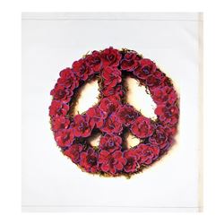 Steve Kaufman (1960-2010), "Peace" Hand Signed and Numbered Limited Edition Hand