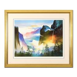 H. Leung, "Evening Splendor" Framed Limited Edition, Numbered 643/850 and Hand S