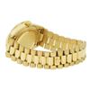 Image 7 : Rolex Mens 18K Yellow Silver Diamond Lugs President Wristwatch With Rolex Box &