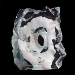 Kitty Cantrell, "Polar Play" Limited Edition Mixed Media Lucite Sculpture with C