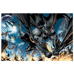 DC Comics, "Justice League (New 52) #1" Numbered Limited Edition Giclee on Canva