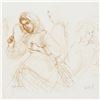 Image 2 : "Three Women in the Fields" Limited Edition Lithograph by Edna Hibel (1917-2014)