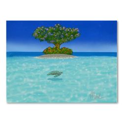 Dan Mackin, "Room to Move" Original Oil Painting on Canvas Hand Signed with Lett