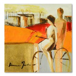 Adriana Naveh, "Wonderful Days" Original Acrylic Painting on Canvas, Hand Signed