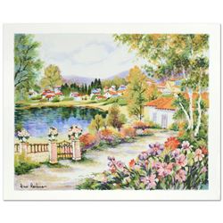 Zina Roitman, "Tranquility " Hand Signed Limited Edition Serigraph with Letter o