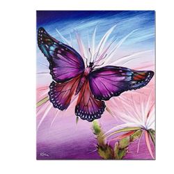 "Rainbow Butterfly" Limited Edition Giclee on Canvas by Martin Katon, Numbered a