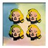 Image 1 : Steve Kaufman (1960-2010), "Four Marilyns" Hand Signed and Numbered Limited Edit