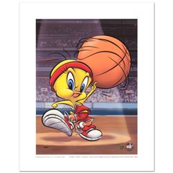 "Roundball Tweety" Limited Edition Giclee from Warner Bros., Numbered with Holog