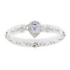 Image 2 : 3.97 ctw Tanzanite and Diamond Bracelet - 18KT White Gold