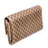 Image 3 : Gucci Gold Leather Mini Guccissima Flap Wallet