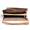 Image 5 : Gucci Gold Leather Mini Guccissima Flap Wallet