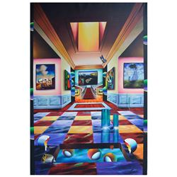 Ferjo, "From A Butterfly Ii" Original Painting on Canvas, Hand Signed with Lette