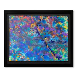 Wyland, "Coral Colors 52" Framed Original Watercolor Painting, Hand Signed with