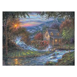 Robert Finale, "Change Of Seasons" Hand Signed, Artist Embellished Limited Editi