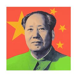 Steve Kaufman (1960-2010), "Chairman Mao" Limited Edition Hand Pulled Silkscreen