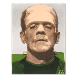 Ringo, "Frankenstein" One-of-a-Kind Hand-Pulled Silkscreen and Mixed Media Paint