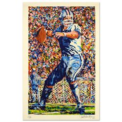 Paul Blaine Henrie (1932-1999), "Roger Staubach" Limited Edition Serigraph, Numb