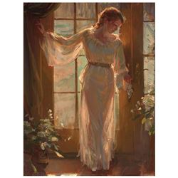 Dan Gerhartz, "Winter Garden" Limited Edition on Canvas, Numbered and Hand Signe