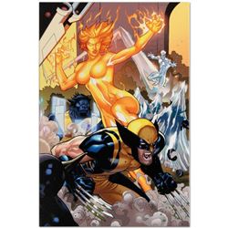 Marvel Comics "Secret Invasion: X-Men #4" Numbered Limited Edition Giclee on Can