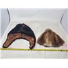 Image 1 : Women’s fur hats, muskrat and shaved fur bonnet