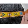 Image 6 : Leather belt with loomed beads, St. Walburg, 39” long
