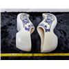 Image 4 : Blue and white Dutch wood clogs, made in Holland 21 cm