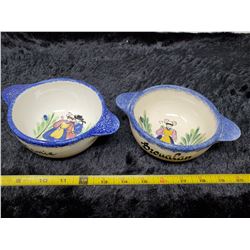Faience bowls, Quimper, France
