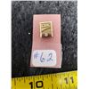Image 1 : 14 KT gold tie pin with diamante accent