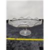Image 1 : Pressed glass cake stand, “Banded Daisy”