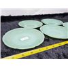 Image 2 : 82. Lot of Jadite saucers, “Alice” pattern (5)
