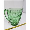 Image 4 : 101. Green depression glass pitcher, “Windsor”, Jeanette Glass, 1936-46