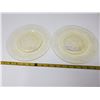 Image 1 : 102. Yellow depression glass plates, 8’, “Patrician”, Federal Glass, 1933-37