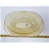 Image 1 : 105. Amber depression vegetable bowl, “Madrid”, 10”