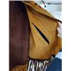 Image 4 : 128. Leather fringed poncho, made in Mexico, women’s medium size
