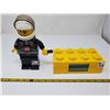Image 1 : 158. Lego, yellow clock and Flashlight Man