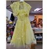 Image 1 : 181. Vintage yellow Prom dress and jacket, 1950’s