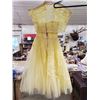 Image 3 : 181. Vintage yellow Prom dress and jacket, 1950’s