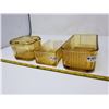 Image 2 : 199. Amber refrigerator dishes, one with lid