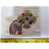 Image 3 : 204. Celtic Broach, Ireland on original card